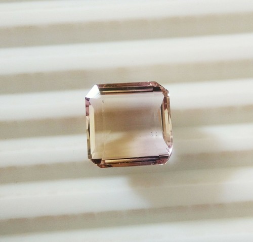 7.16Ct Natural Bi Color Square Cut Ametrine Gemstone Loose AAA Quality Eye Clean - Picture 7 of 11