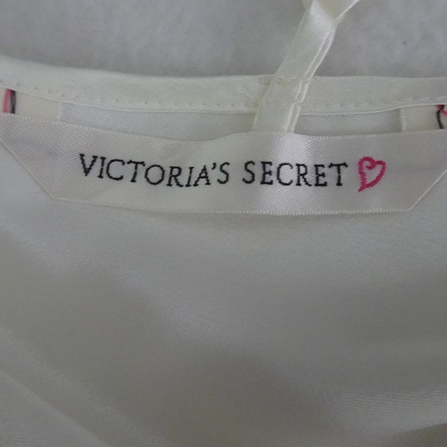 VTG Victoria's Secret Satin Nightgown + Robe Women's Size L Bridal Old Hollywood - Picture 10 of 20