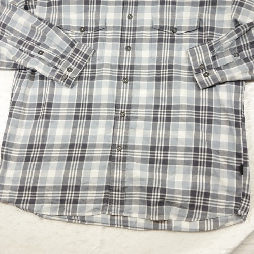 Patagonia Shirt Mens Large Gray Button Up Organic Cotton Hemp Gorpcore - Picture 4 of 10