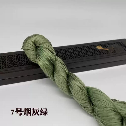 20Morandi colors 100%real natural mulberry silk,hand-dyed embroidery silk thread - Picture 23 of 29