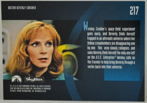 1995 SkyBox Star Trek Next Generation Trading Cards 214 - 231 Season 3 You Pick - Picture 10 of 38