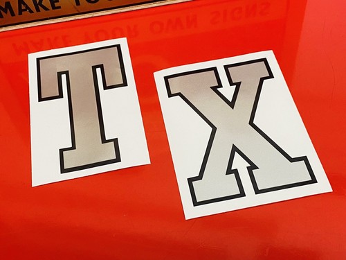 MOTOVESPA TX200 5 ZOLL SILBER DEKORETTEN AUFKLEBER STICKER - Bild 3 von 6