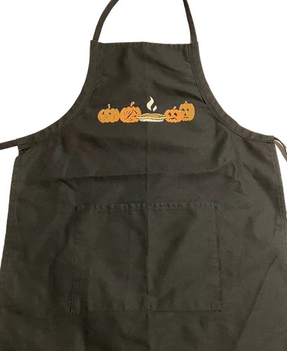 Augusta Sportswear Canvas Kochen Grillen Schürze Herbst Pumpkin Pie schwarz One Size - Bild 3 von 8