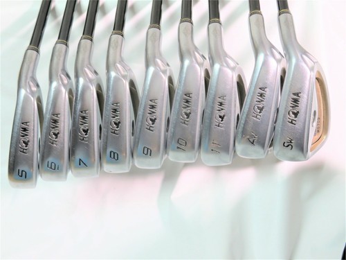 Gold Back Face 9oc HONMA BERES MG703 R-FLEX IRONS SET JP Model Golf NWO - Picture 6 of 9