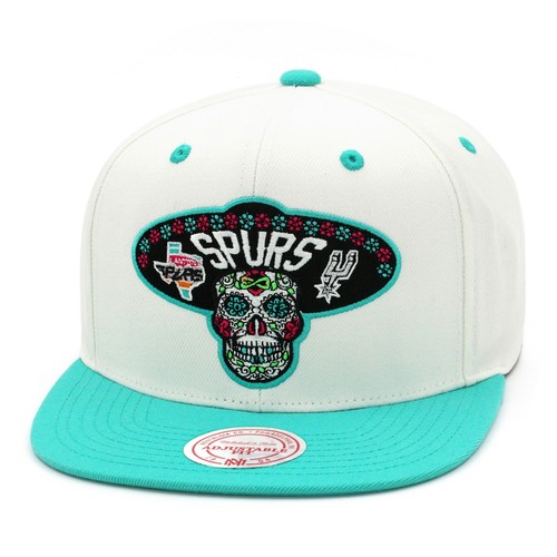 San Antonio Spurs Snapback Gorra White 