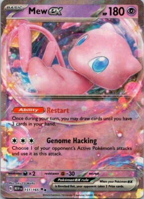 Pokemon Card Mew ex 151/165 Scarlet and Violet 151 Holo | eBay