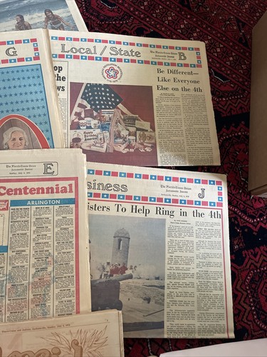 Florida Times Union Sunday Newspaper July 4, 1976 Happy Birthday America 200th - Picture 5 of 8