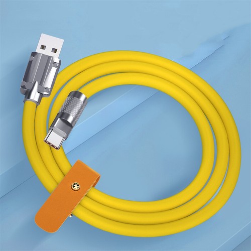 120W 6A Super Fast Charging Type C Liquid Silicone USB Cable For Samsung IOS 1M - Zdjęcie 13 z 20