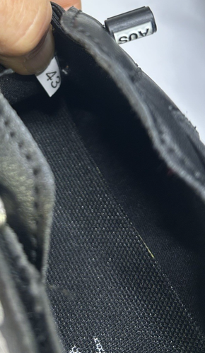 Neu LDeck schwarze Leder-Sneaker Schnürschuhe hoch Größe 43 Herren 10,5 Damen 12,5 - Bild 6 von 6
