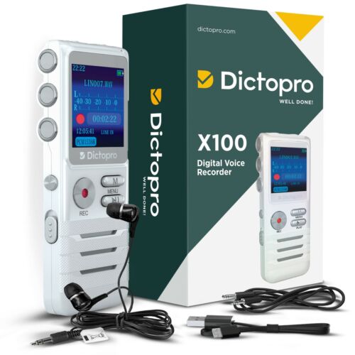 Dictopro X100 Digital Voice Activated Recorder Tragbares Mini Diktiergerät 8GB - Bild 7 von 8