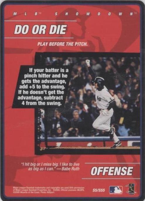 2000 MLB Showdown - Do or Die #S5 - 1 of 1