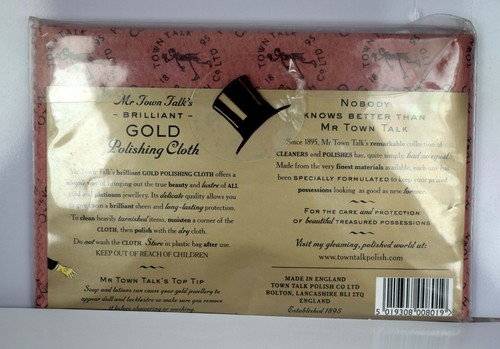 Sale Town Talk Brilliant Jewelry/ Gold Polishing Cloth - 12" x 18" Fresh Arrival - Picture 3 of 8