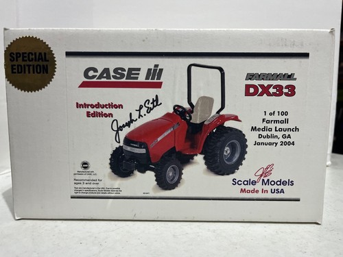 Case/IH DX33 Tractor 1 of 100 Special Intro Edition Signed 1/16 by Scale Models - Picture 1 of 16