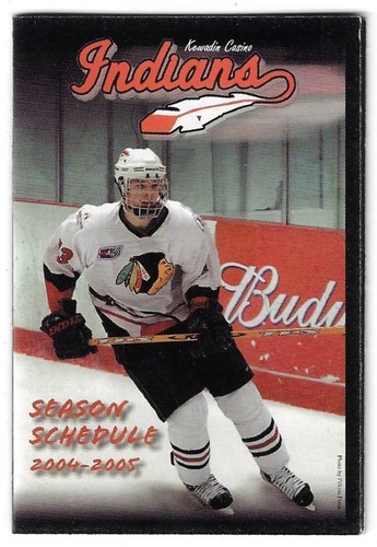2004-05 SOO Indians NAHL Hockey Schedule !!! Budweiser