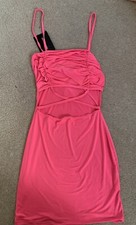 PLT HOT PINK CUTOUT DRESS