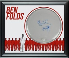 Ben Folds w Piano Sketch Autographed Signed Custom Framed Drum Head Display Ben Folds w Piano Sketch Autographed Signed Custom Framed Drum Head Display