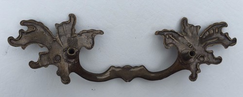 GROß…..Messing Französisch Provinz Vintage Antik Schublade Ziehgriff 3,5" Mitte - Bild 10 von 12