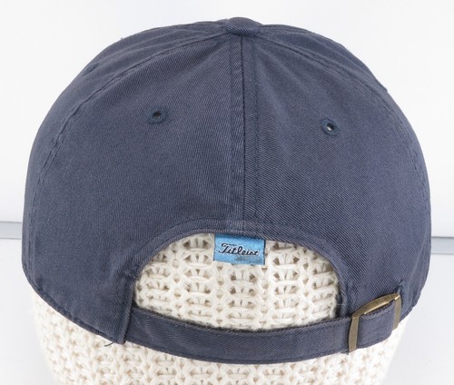 Titleist Forged Hat Cap dunkelgrau Baumwolle Strapback Kursivschrift Golfschläger - Bild 4 von 6