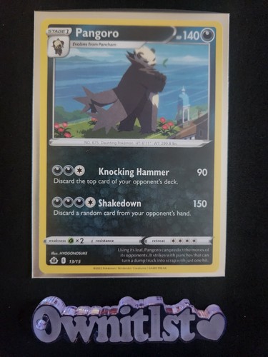 Pangoro 13/15 Pokemon Card McDonald's Promos 2022 Non-Holo