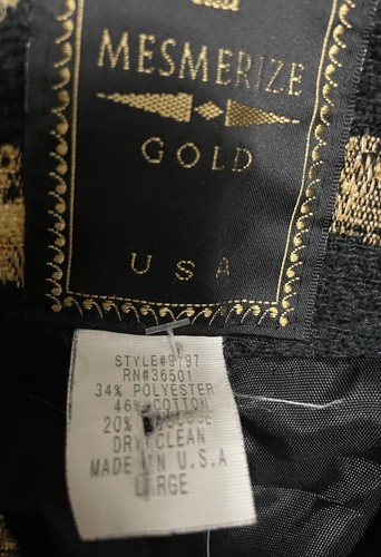 Mesmerize gold hellbraun Zebramuster Jacke Damen Large - Bild 8 von 8