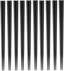 Daikoku Industry Hexagonal chopsticks 23cm black 10 set set Commercial reuse SPS