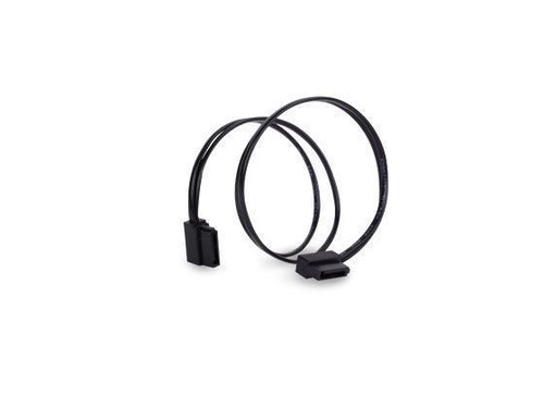 Cable SATA Silverstone CP11B-300 (Negro) 300 mm bajo perfil delgado 90 grados 6 Gb/s - Imagen 1 de 3