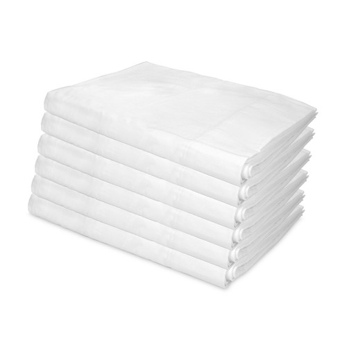 Fitted Bed Sheets (Case of 24) Soft White 180 Thread Count Size Options Bulk Set - Picture 42 of 48