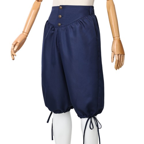 Medieval Mens Pants Renaissance Knee Pants  Knickers Tudor Ridding Breeches - Picture 32 of 51