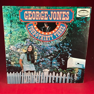 GEORGE JONES Four-O-Thirty Three 1972 USA Vinyl LP RCA original