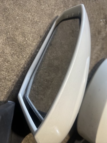 2003-2008 Nissan 350z RIGHT LEFT SIDE REAR VIEW DOOR MIRROR White - Picture 4 of 5