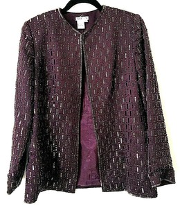 purple evening jacket