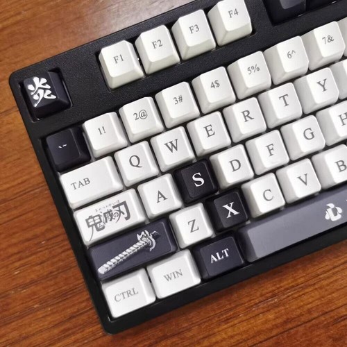 Demon Slayer Rengoku Kyoujurou Keycaps 108 Keys Set OEM for Mechanical Keyboard - Picture 11 of 15