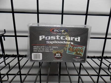25 1 Pack BCW Postcard Toploaders Hard Sleeves 1-TLCH-PC