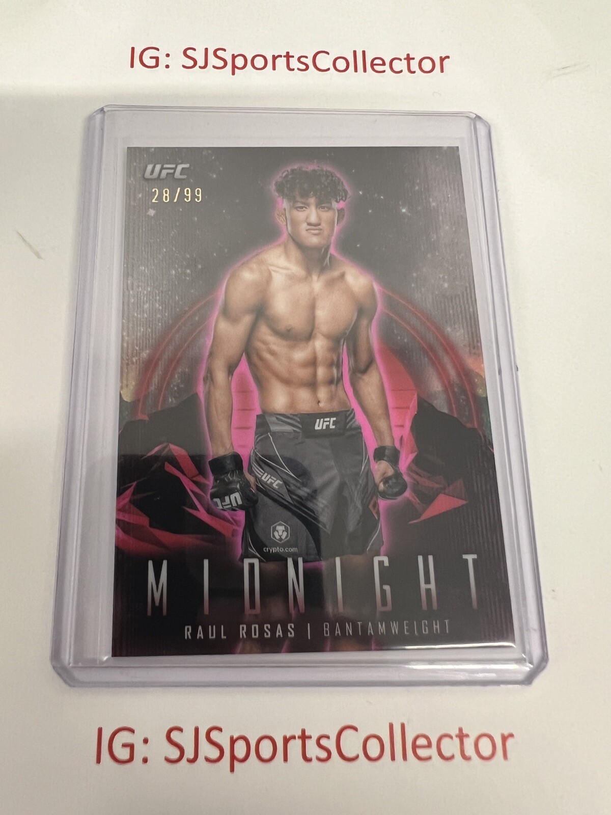 2024 Topps Midnight UFC Raul Rosas Twilight Refractor /99 #85 Bantamweight