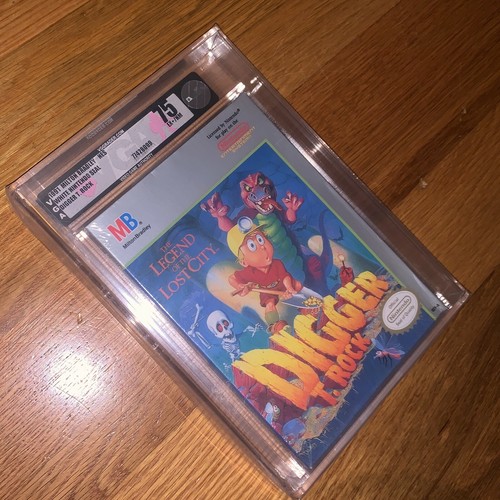 New NES Digger T Rock: The Legend of the Lost City 1991 Sealed H-Seam VGA 75 - Picture 1 of 3