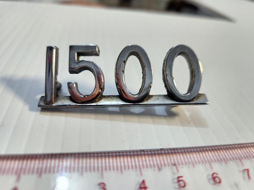 1500 chrome badge motif emblem body - Picture 4 of 7