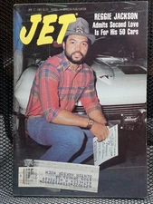 1980s Baseball Reggie Jackson Garage Vtg Black Interest Jet Magazine Jan 17 1983