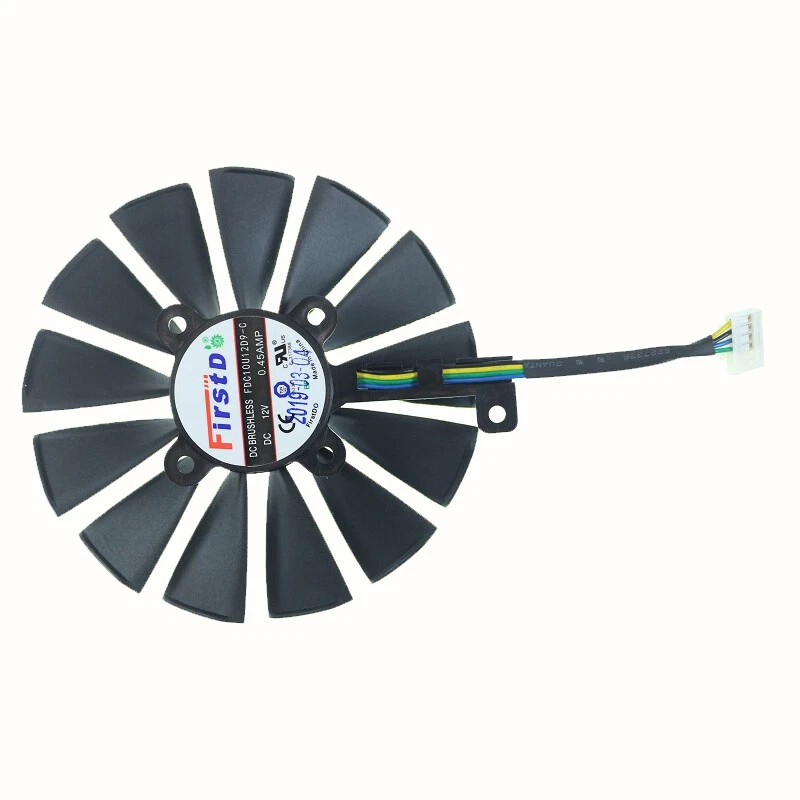 95MM FDC10U12D9-C PLD10010B12HH Cooling Fan For ASUS PH-GTX 1660 TI ITX Graphics - Image 2 of 2