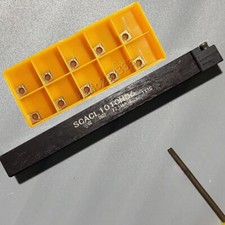 SCACL 1010H06 lathe External Turning Tool Holder + CCMT060208 CCMT2(1.5)2 insert