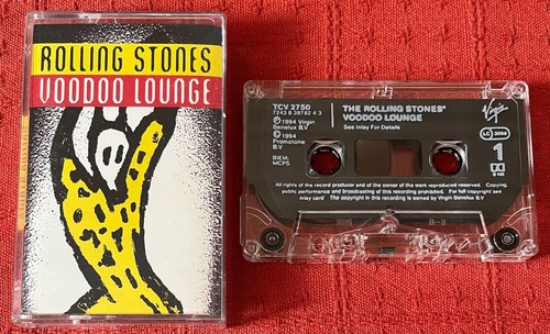 ROLLING STONES - UK CASSETTE TAPE - VOODOO LOUNGE - Picture 1 of 5