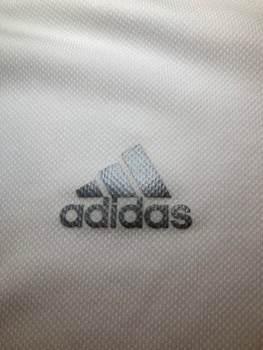 Adidas Response Mens S Running Shirt White Blue Yellow Clima Training Tee S/S - Picture 4 of 5