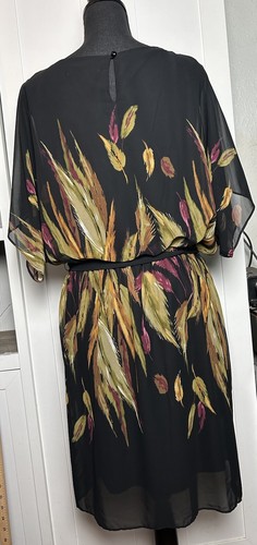 Vestido Sandra Darren Mujer 16 Negro Multicolor Boho Mangas Doleman - Imagen 20 de 21