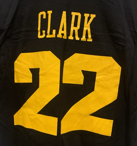 Caitlin Clark Unisex Size Small Black Iowa Hawkeyes 22 Nike Tee Basketball Shirt - Picture 4 of 11