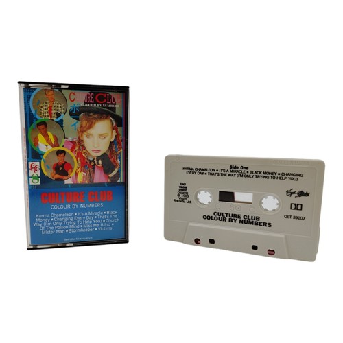 Culture Club Colour By Numbers Cassette Tested Works Karma Chameleon Pop 80s - Picture 2 of 6