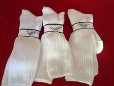 3 Pair Mens Over the Calf Diabetic Sock Acrylic Super Soft Large 8-12 USA