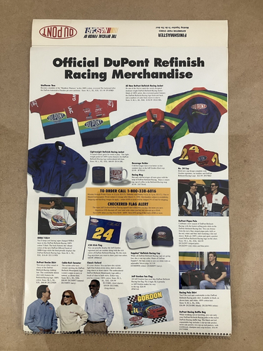 Calendario NASCAR 1996 DuPont FinishMaster Jeff Gordon + pilotos de colección carreras - Imagen 15 de 16