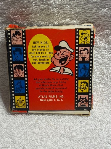 Atlas Films, 8mm Movie BOX - W-9 Pinto Bandit Kiddie Movies - WESTERNS - Picture 2 of 3