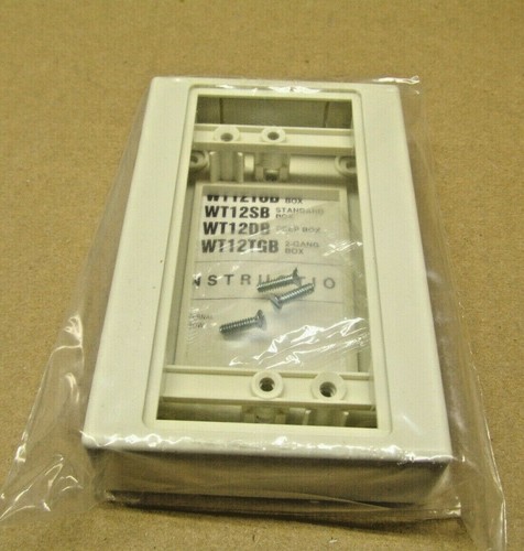 10 NEUE HUBBELL PT2T0B PT2TOB PLUGTRAK VERLÄNGERUNGSBOX TAKE-OFF OBERFLÄCHE RENNBAHN