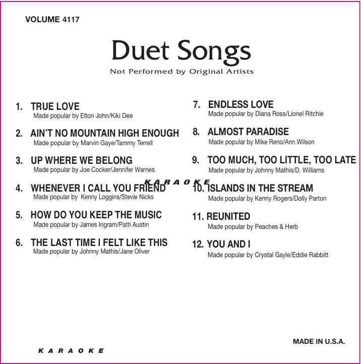 その他 Karaoke / Favorite Duets 1 [DVD] Amazon.com: Karaoke Duets : *: Movies & TV
