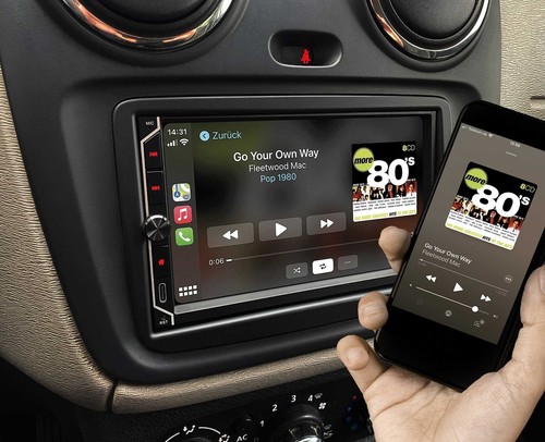 Wifi Apple CarPlay Android Auto Autoradio für Opel Vectra C charcoal-metallic - Bild 7 von 9